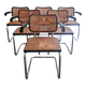 Set of 6 'Cesca' Chairs with armrests by Marcel Breuer produced by KnollStudio