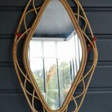 Miroir rotin 37x63cm