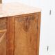 Art Deco sideboard in solid walnut and veneer – pink marble top