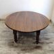 Oval wooden coffee table