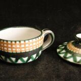 Bol couvert en faience de Robert Picault