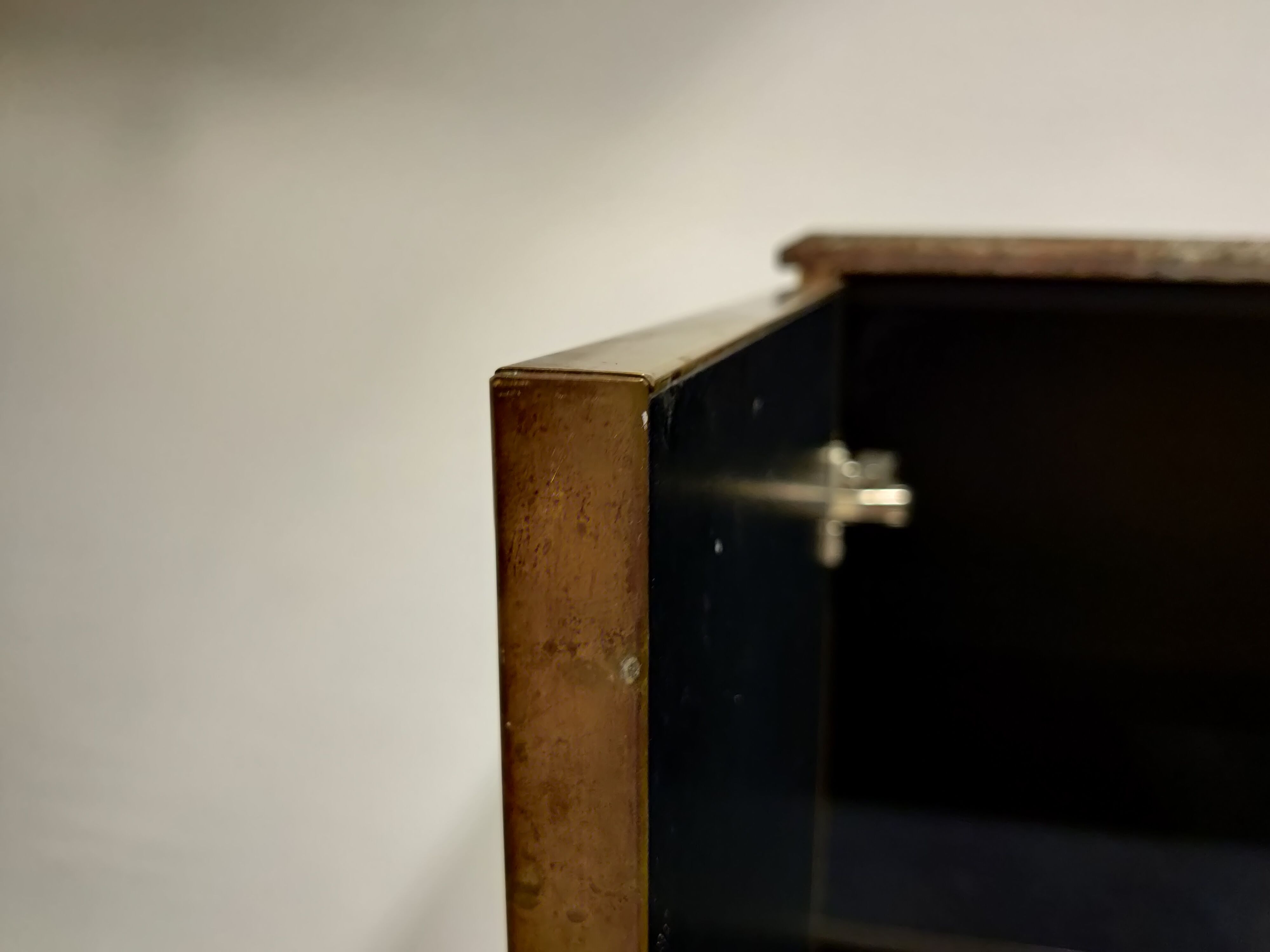 Black glass  bar, 1970s