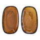 Duo of oval Gien earthenware dishes