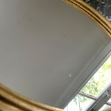 Oval Gold Mirror 1960 31x39cm