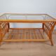 Vintage rattan coffee table