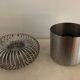 Spring Andrea Lazzari grey stainless spring lamp for Morosini 1970
