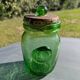 Biot 40cl bubble glass jar