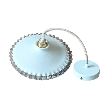 Vintage opaline pendant lamp