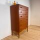 Commode en teck FDB Møbler, années 1960