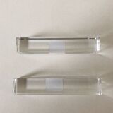 Pair of Baccarat Crystal Knife Rests – with Original Box