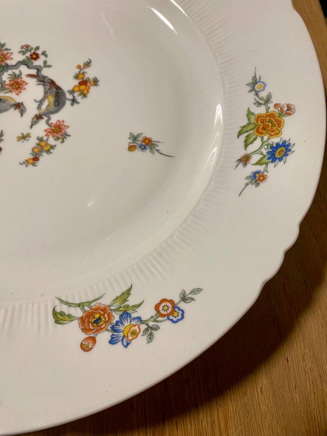 Émile Bourgeois porcelain serving dish