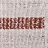 210x310 beige orange kilim rug, Beige terracota wool kilim carpet