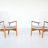 A. Madsen and H. Schubell “Kirsten” lounge chairs Bovenkamp Netherlands 1960