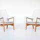 A. Madsen and H. Schubell “Kirsten” lounge chairs Bovenkamp Netherlands 1960