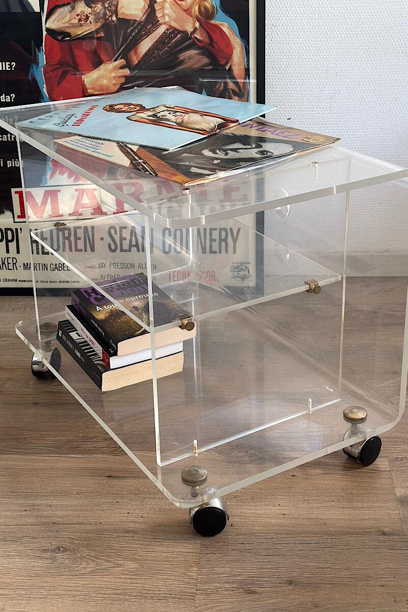 Plexiglass coffee table
