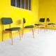 4 Stella chairs in Scandinavian style around 1960
