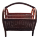 Rattan magazine holder