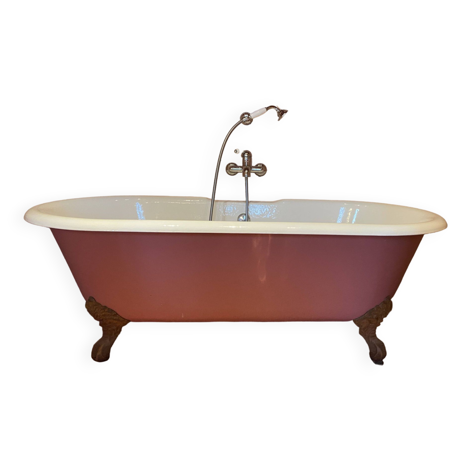 baignoire à pattes de lion