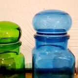 Glass pharmacy jar bottles