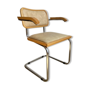 fauteuil cesca b64 en - beige