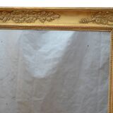Miroir mural Giltwood du XIXe siècle