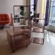 Set of 6 vintage smoked plexiglass modules – 70s/80s – Roche Bobois style