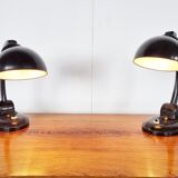 Paire de lampes de table en bakélite 11126 par Eric Kirkman Cole, années 1930