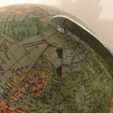 Globe en verre Illuminé de Columbus Paul Oestergaard 1950 vintage design