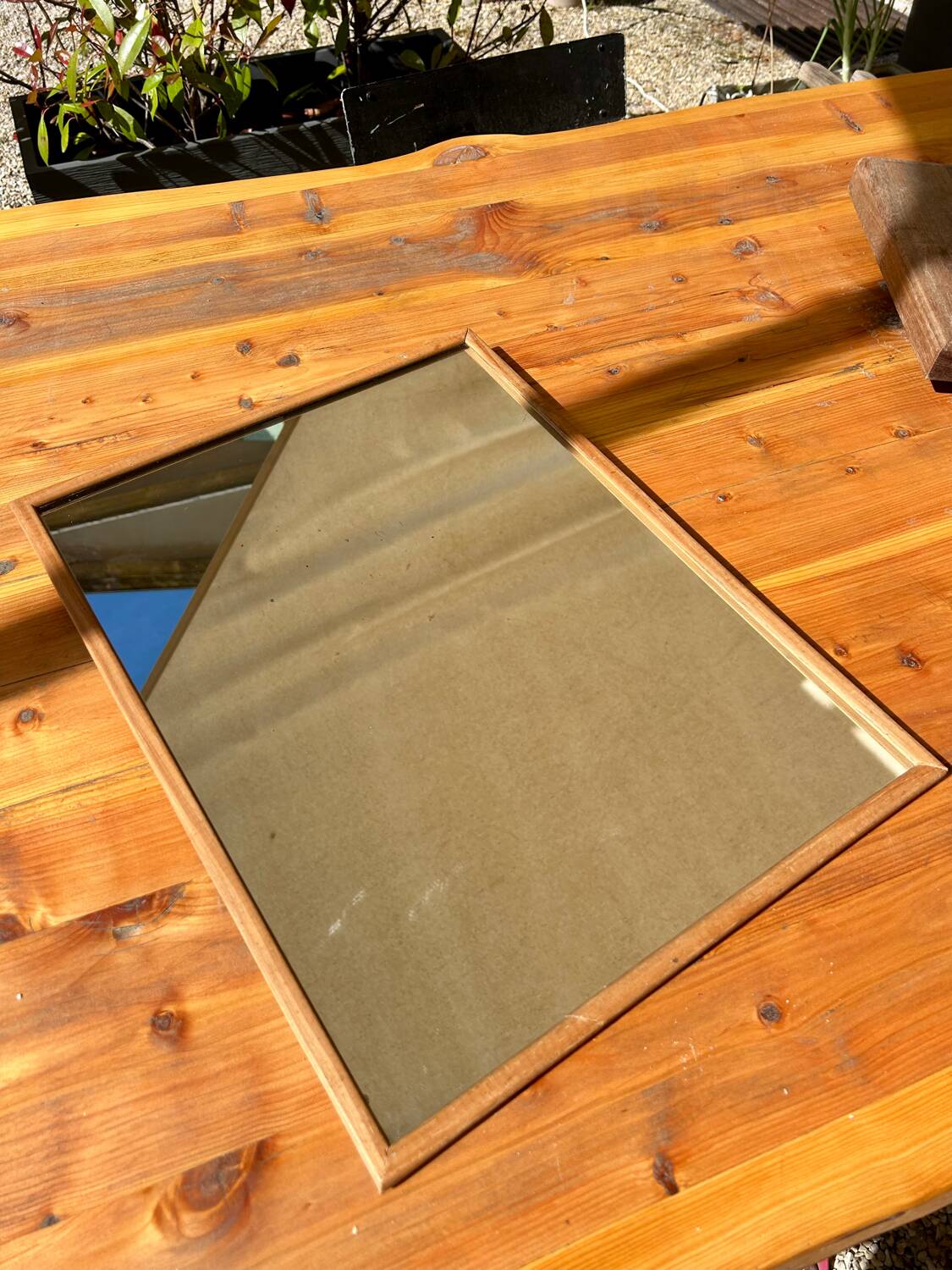 Miroir en bois vintage 80/90’s