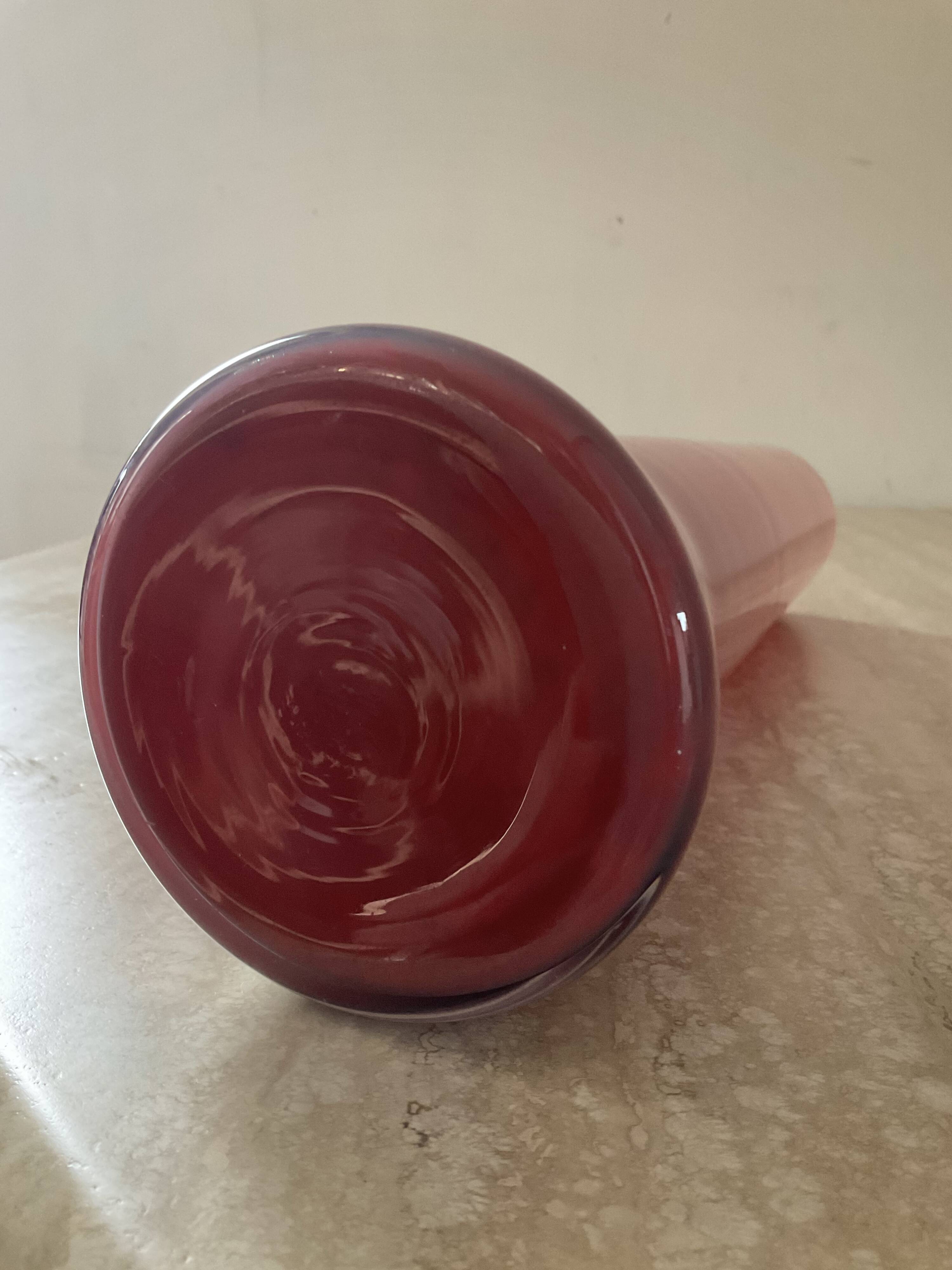 Vintage Leerdam Holland vase from the 60s