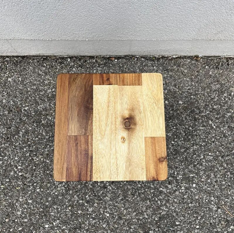 Vintage stool with an industrial spirit