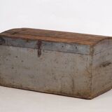 Antique silver-grey solid wood chest (circa 1920) #20