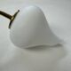 Lot of 3 old vintage opaline wall lights