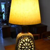 Fat Lava ceramic lamp with double lighting from the 60s/70s.