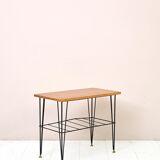Scandinavian coffee table in teak and metal