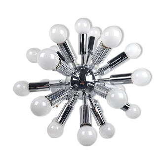 Sputnik space age 70s spherical suspension chandelier