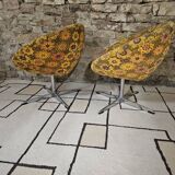 Pair of polystyrene cocktail shells 1970s