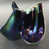 Verceram black iridescent ceramic pipe holders