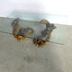 Vintage giltwood mermaid coffee table, 1960s