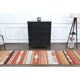 1970s Vintage Turkish Hand-Knotted Wool Cotton Orange Runner Rug 85389
