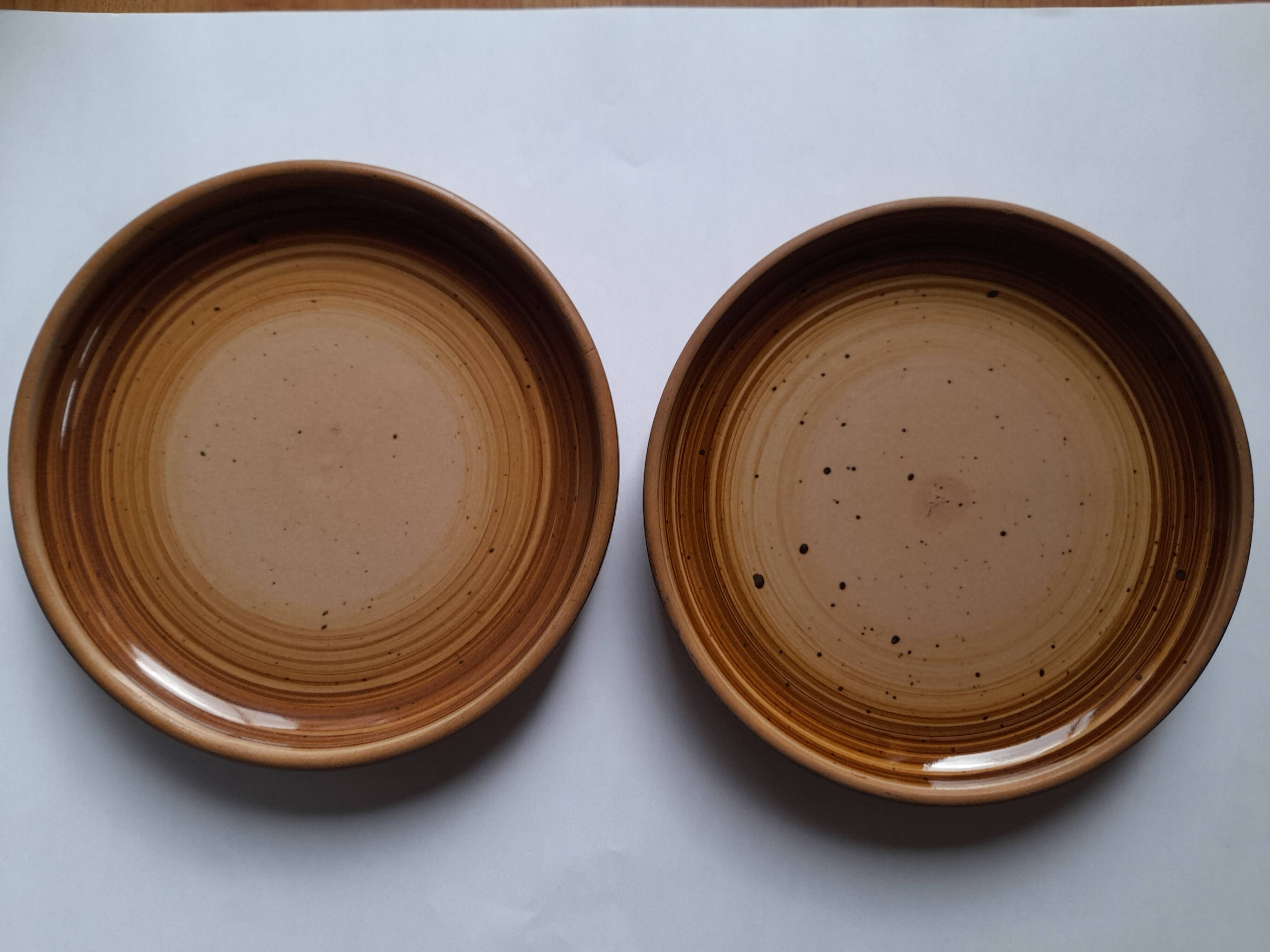 Set of 7 vintage dessert plates - Gien stoneware