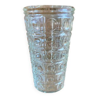 Vase en verre vintage