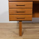 Mid-Century Teak Freestanding Desk by Torben Valeur & Henning Jensen for Dyrlund, Denmark, 1960s