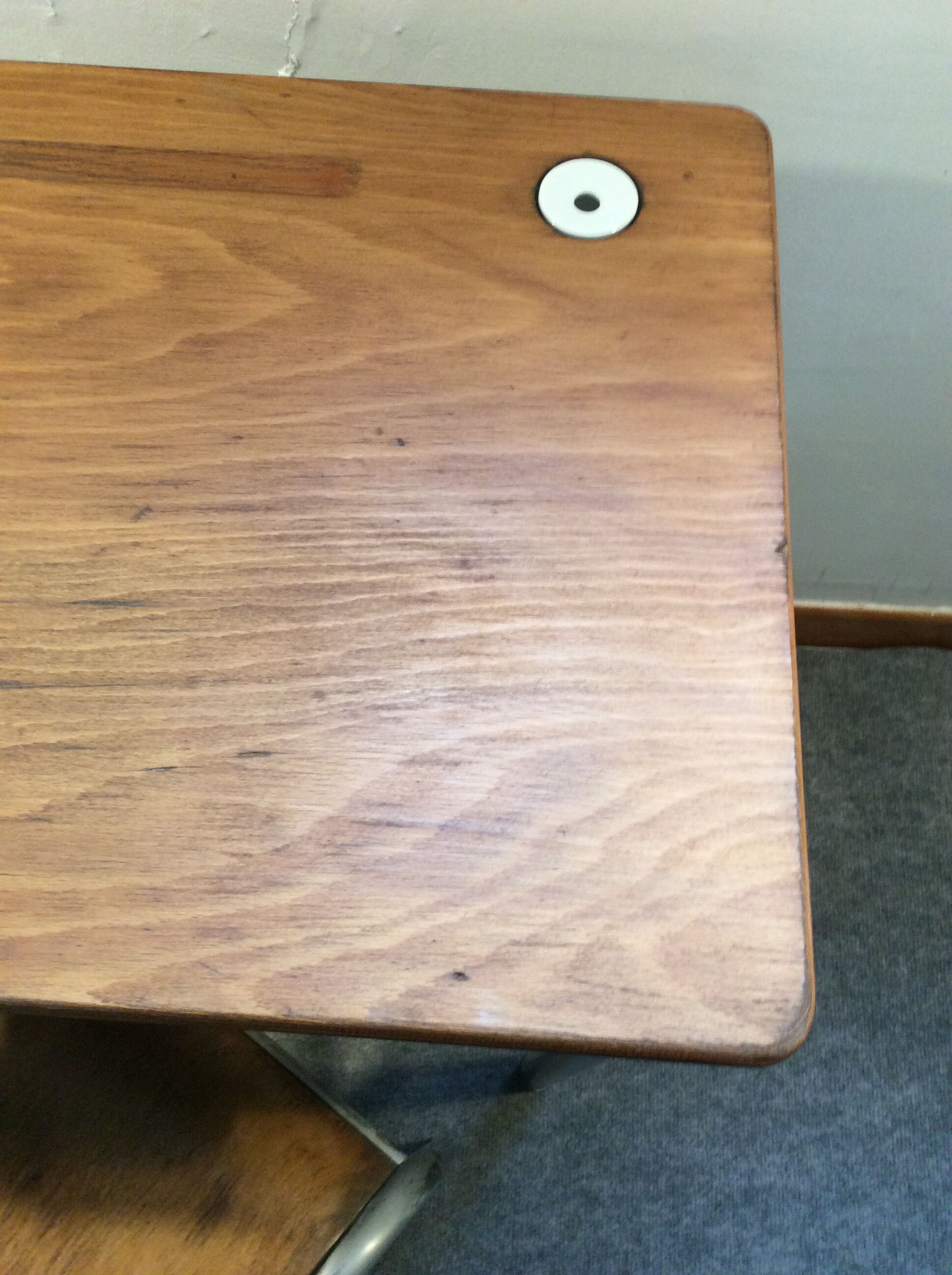 Bureau écolier en bois avec sa chaise