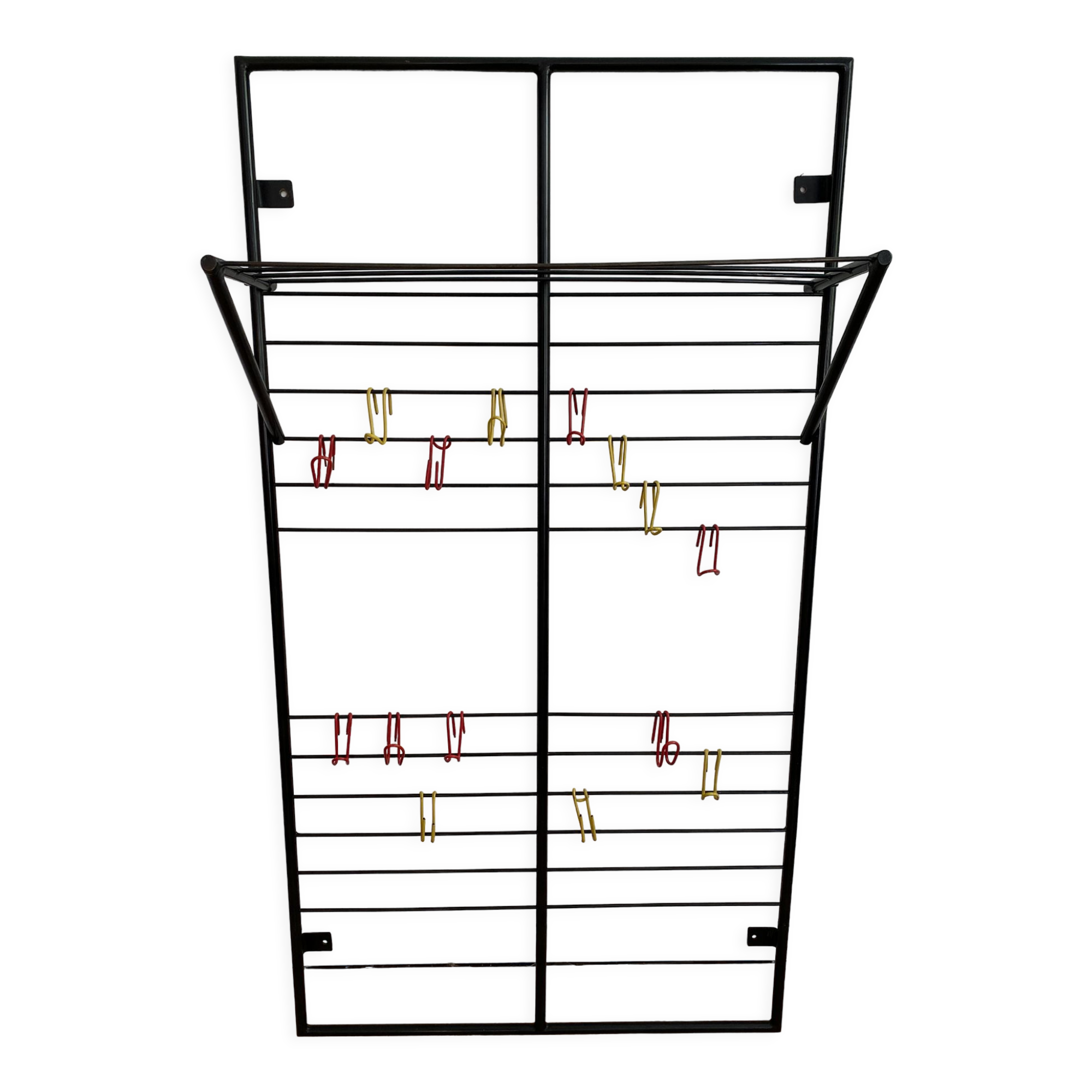 Vintage Dutch coat rack by Tjerk Reijenga for Pilastro 50s