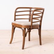 Lot de 2 fauteuils Thonet, modèle B246, années 1930, restaurés et retapissés