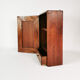 Minimalist teak wall cabinet, Denmark, 1960s