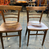Pair of bistro chairs