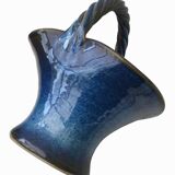 Basket pot cover, Vintage ceramic