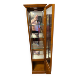 Cherry wood display cabinet